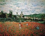 Poppy Field near Vetheuil by Claude Monet